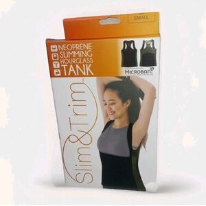 Neoprene Slimming Tank Top Slim Trim Womens Exercise Workout W/ Microban